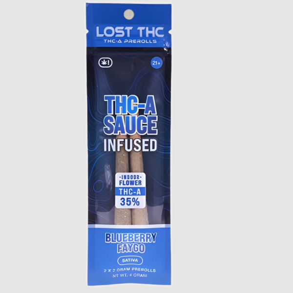 Lost THC 35% THCa Sauce Infused Pre-Rolls 4g