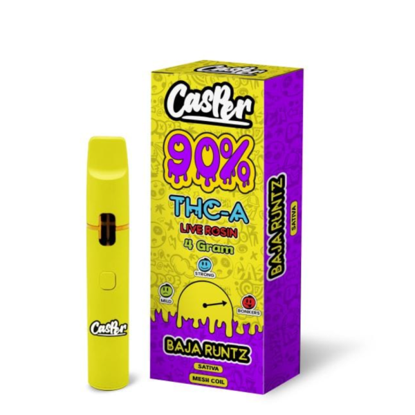 Casper 90% THCA Live Rosin Disposable 4 G